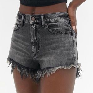 BDG High-Rise Cheeky Black Jean Shorts